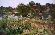 Emile Claus The river Lys at Astene Sweden oil painting artist